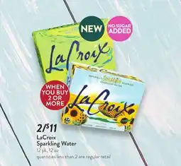 Fresh Thyme LaCroix Sparkling Water offer