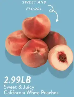 Fresh Thyme California White Peaches offer