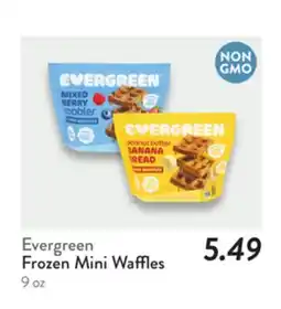 Fresh Thyme Evergreen Frozen Mini Waffles offer