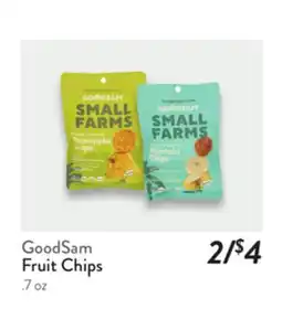Fresh Thyme GoodSam Fruit Chips offer