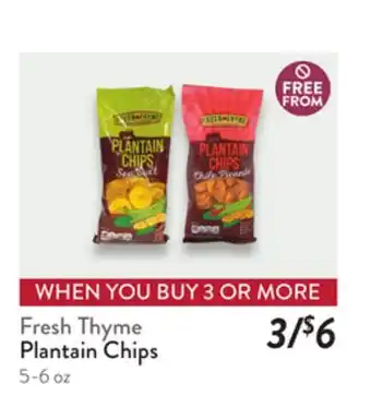 Fresh Thyme Fresh Thyme Plantain Chips offer