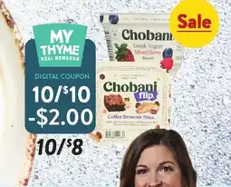 Fresh Thyme Chobani offer