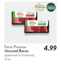 Fresh Thyme Farm Promise Uncured Bacon offer