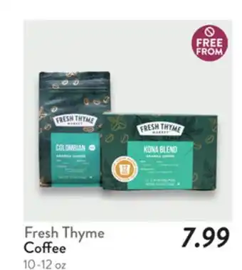 Fresh Thyme Fresh Thyme Coffee offer