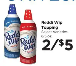 Food 4 Less Reddi Wip Topping offer