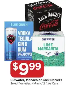 Food 4 Less Cutwater, Monaco or Jack Daniel's offer