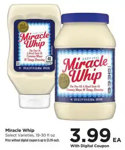 Food 4 Less Miracle Whip offer