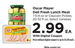 Food 4 Less Oscar Mayer Deli Fresh Lunch Meat offer