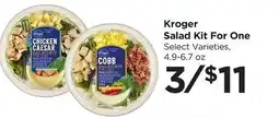 Food 4 Less Kroger Salad Kit For One offer