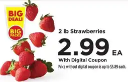 Food 4 Less 2 lb Strawberries offer