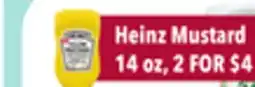 Tony’s Fresh Market Heinz Mustard offer