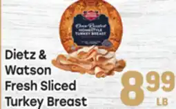 Tony’s Fresh Market Dietz & Watson Fresh Sliced Turkey Breast offer