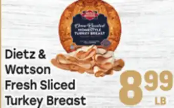 Tony’s Fresh Market Dietz & Watson Fresh Sliced Turkey Breast offer
