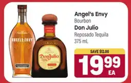 Tony’s Fresh Market Angel's Envy Bourbon, Don Julio Reposado Tequila offer