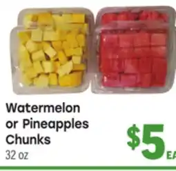 Tony’s Fresh Market Watermelon or Pineapples Chunks offer
