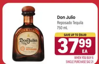 Tony’s Fresh Market Don Julio Reposado Tequila offer