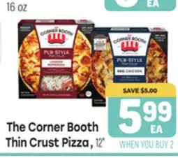 Tony’s Fresh Market The Corner Booth Thin Crust Pizza offer