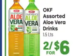 Tony’s Fresh Market OKF Assorted Aloe Vera Drinks offer