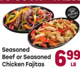 Tony’s Fresh Market Seasoned Beef or Seasoned Chicken Fajitas offer