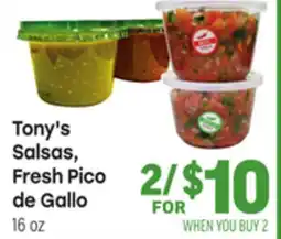 Tony’s Fresh Market Tony's Salsas, Fresh Pico de Gallo offer