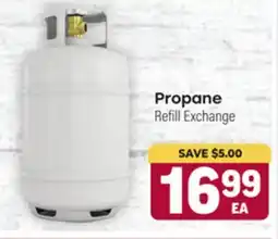 Tony’s Fresh Market Propane Refill Exchange offer