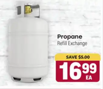 Tony’s Fresh Market Propane Refill Exchange offer