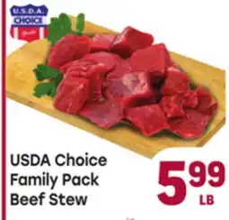 Tony’s Fresh Market USDA Choice Family Pack Beef Stew offer
