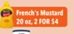 Tony’s Fresh Market French's Mustard offer