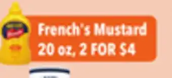 Tony’s Fresh Market French's Mustard offer