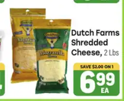 Tony’s Fresh Market Dutch Farms Shredded Cheese offer