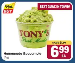 Tony’s Fresh Market Homemade Guacamole offer