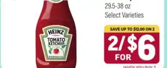 Tony’s Fresh Market Heinz Ketchup offer