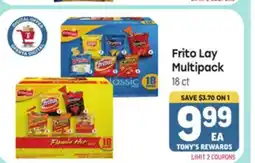 Tony’s Fresh Market Frito Lay Multipack offer