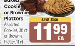 Tony’s Fresh Market Fresh Baked Cookie or Brownie Platters offer