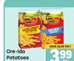 Tony’s Fresh Market Ore-Ida Potatoes offer