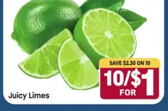 Tony’s Fresh Market Juicy Limes offer