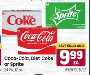 Tony’s Fresh Market Coca-Cola, Diet Coke or Sprite offer