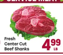 Tony’s Fresh Market Fresh Center Cut Beef Shanks offer