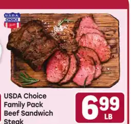 Tony’s Fresh Market USDA Choice Family Pack Beef Sandwich Steak offer