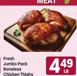 Tony’s Fresh Market Fresh Jumbo Pack Boneless Chicken Thighs offer