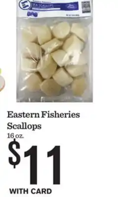 Mariano's Eastern Fisheries Scallops offer