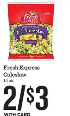 Mariano's Fresh Express Coleslaw offer