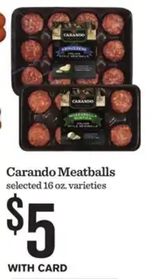 Mariano's Carando Meatballs offer