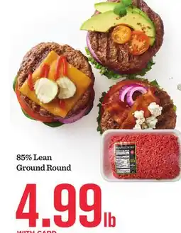 Mariano's 85% Lean Ground Round offer
