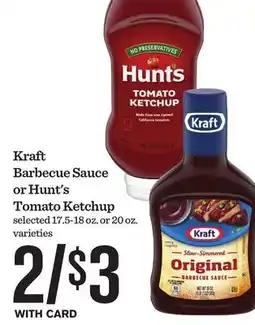 Mariano's Kraft Barbecue Sauce or Hunt's Tomato Ketchup offer