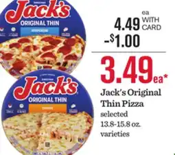 Mariano's Jack's Original Thin Pizza offer