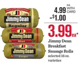 Mariano's Jimmy Dean Breakfast Sausage Rolls offer