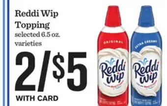 Mariano's Reddi Wip Topping offer