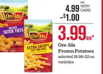 Mariano's Ore-Ida Frozen Potatoes offer