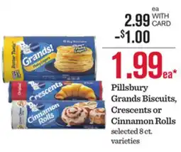 Mariano's Pillsbury Grands Biscuits, Crescents or Cinnamon Rolls offer